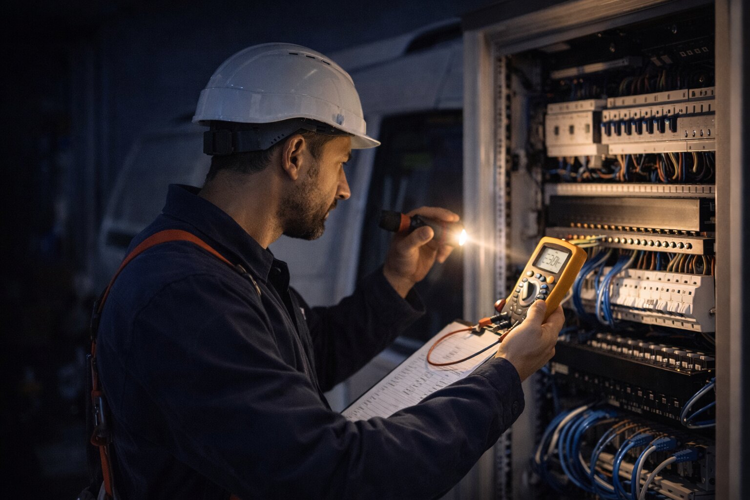 Erstellung gesetzlicher Elektrobefunde und Prüfprotokolle