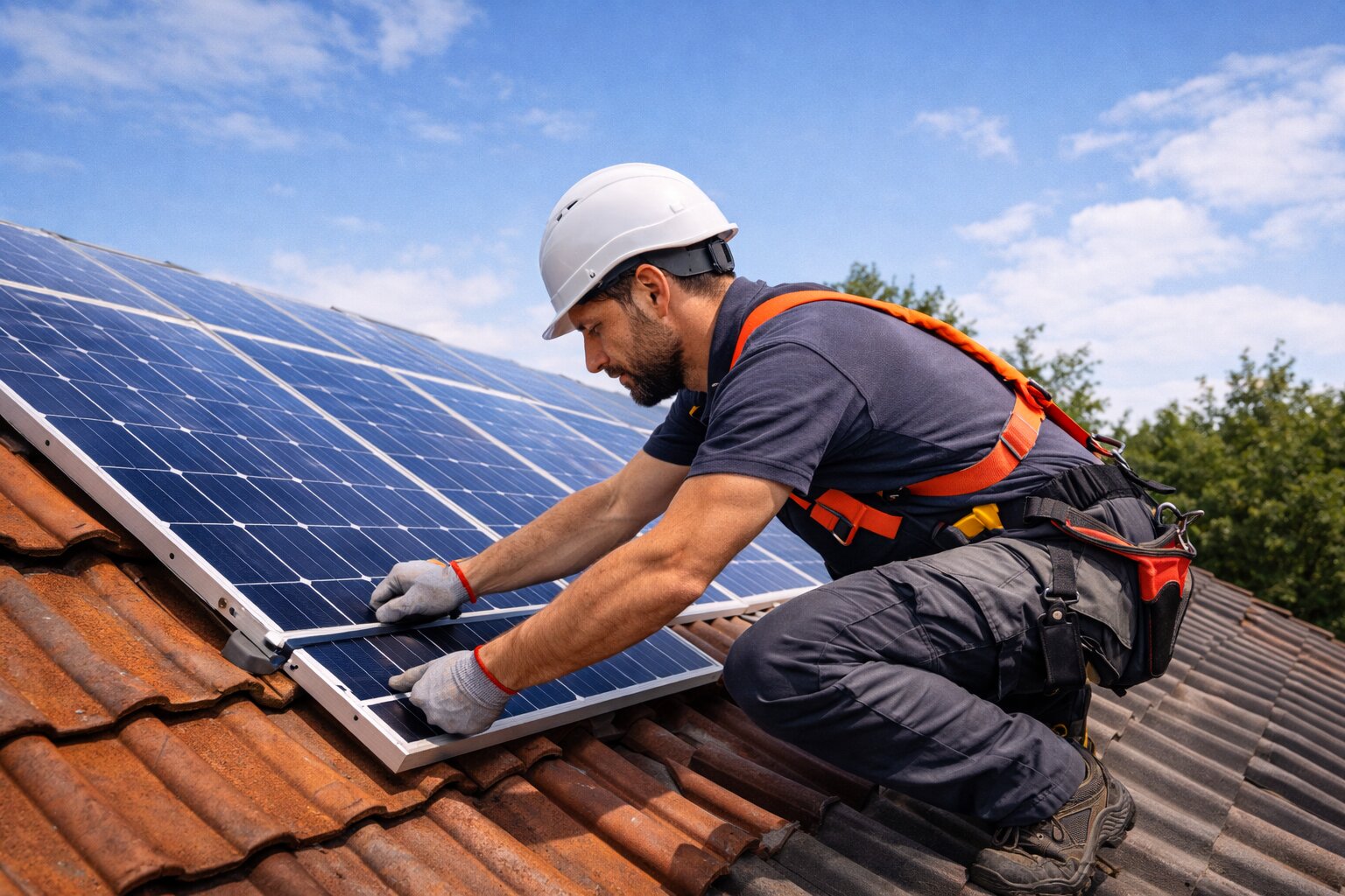 Photovoltaikanlage Installation mit Stromspeicher durch innovolt in Niederösterreich